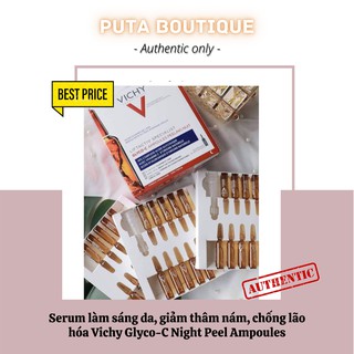 Serum hỗ trợ giảm thâm nám, giúp làm sáng da, chống lão hóa Vichy Glyco-C Night Peel Ampoules