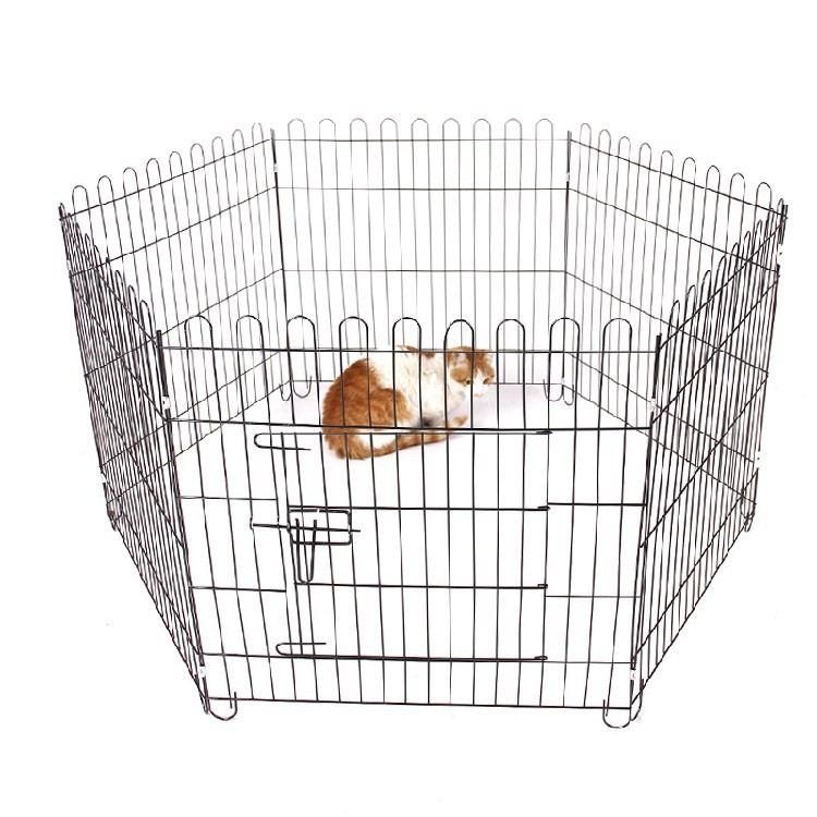 Hanpet.GV- Quây chó sơn tính điện- Hàng rào 6 tấm 60x63- cũi chó - 501