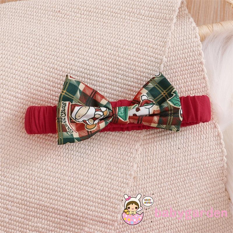 Bộ áo liền quần cổ tròn tay cánh tiên họa tiết kẻ sọc màu đỏ kèm băng đô cài tóc cho bé gái 0-18 tháng tuổi