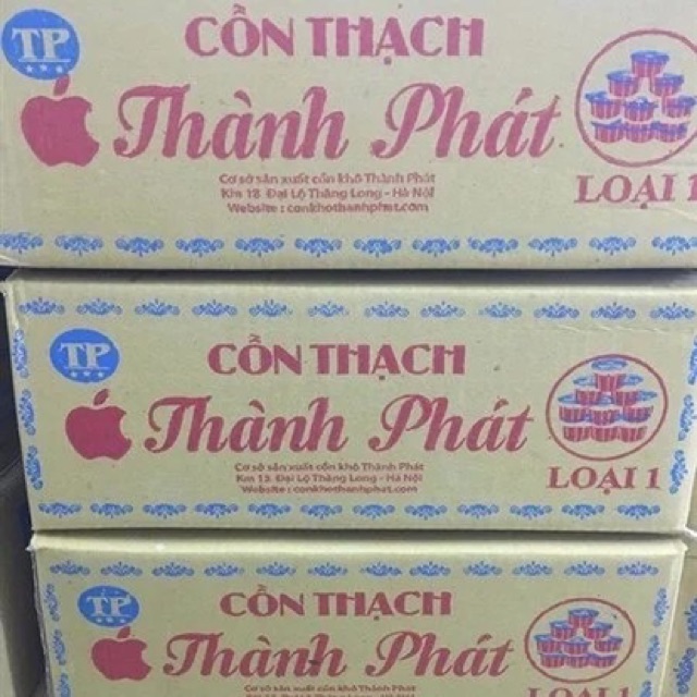 GIÁ SỈ - SÉT 10 HỘP CỒN THẠCH THÀNH PHÁT