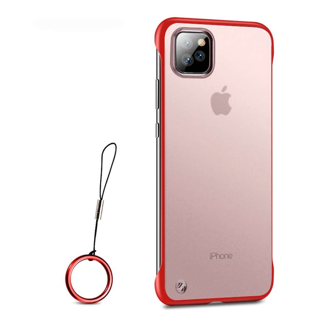 Ốp Điện Thoại Trong Suốt Viền Kim Loại Có Vòng Đỡ Cho Iphone 11 2019 11 Pro Xr Xs Max X 8 7 6 6s Plus