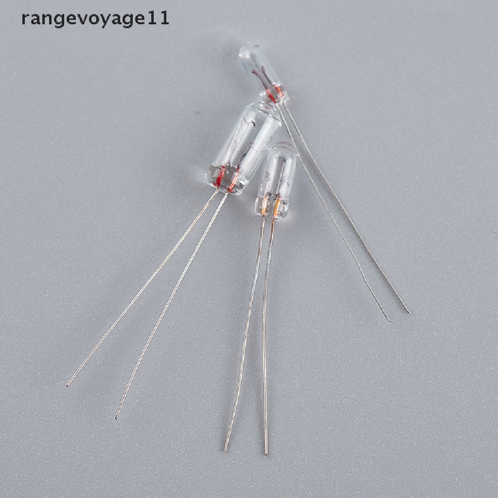 10 Bóng Đèn Sợi Đốt Mini 3 / 4 / 5mm 3 / 6 / 12 / 24V