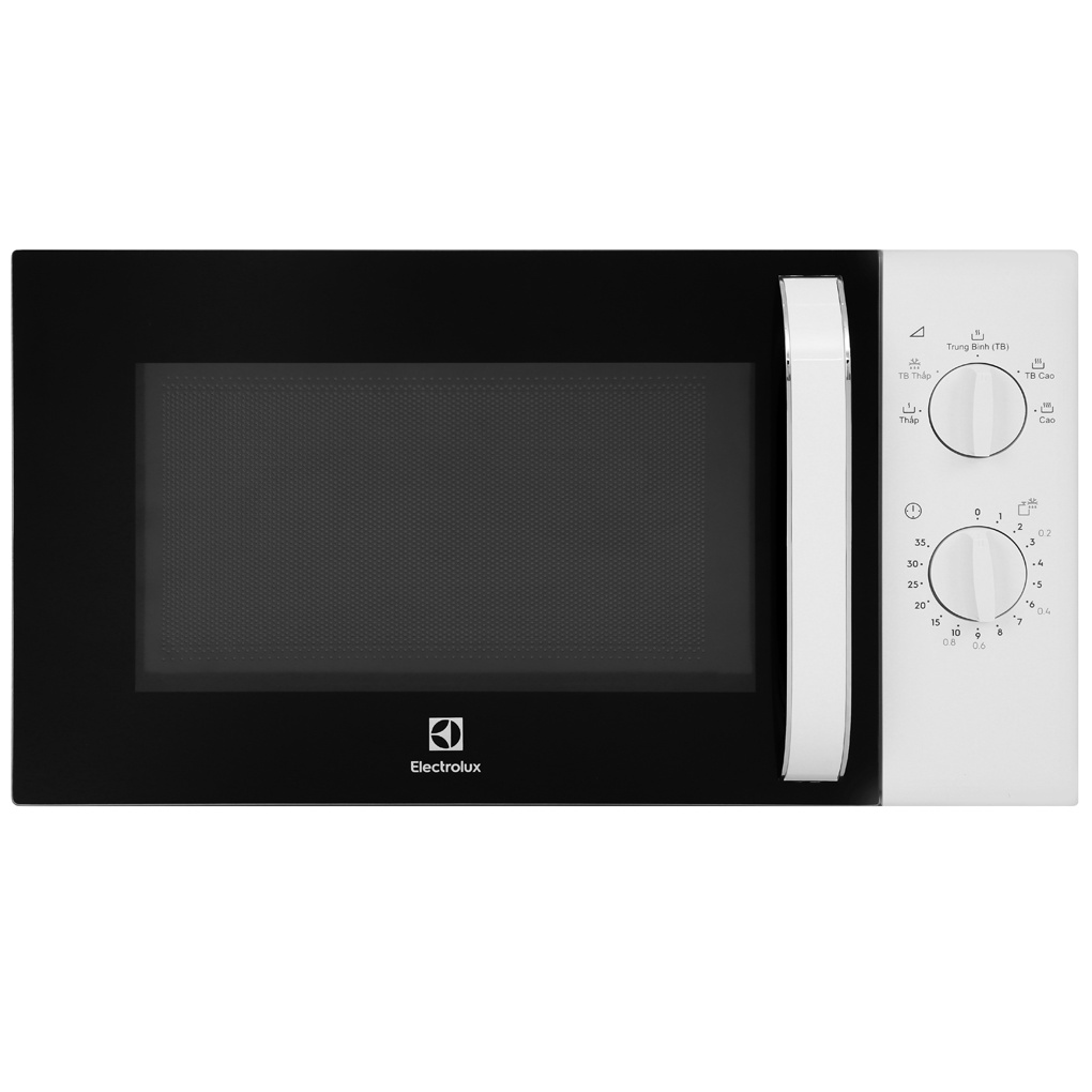 Bảo hành chính hãng 24 tháng toàn quốc - Lò vi sóng Electrolux EMM23K18GW 23 lít , điều khiển cơ