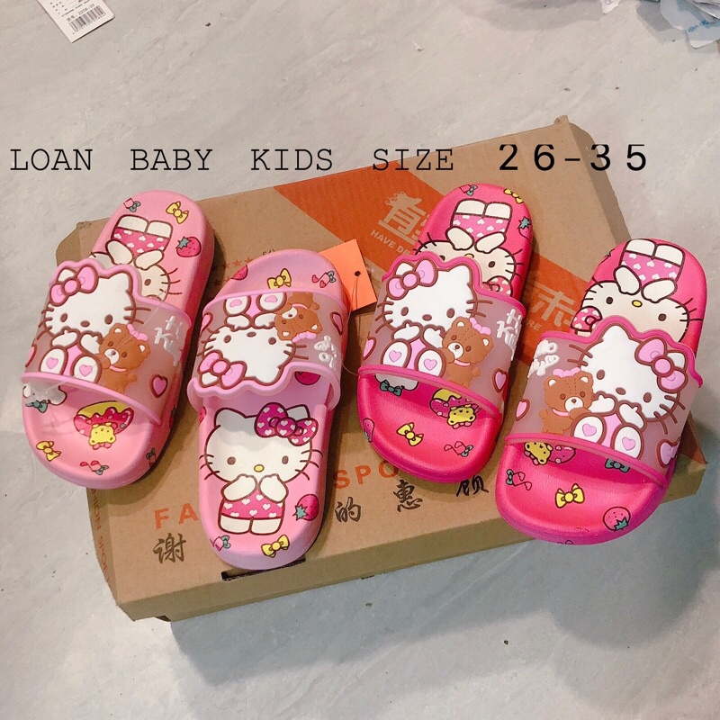 DÉP LÊ HELLO KITTY BÉ GÁI SIÊU MỀM ÊM SIZE 21-35