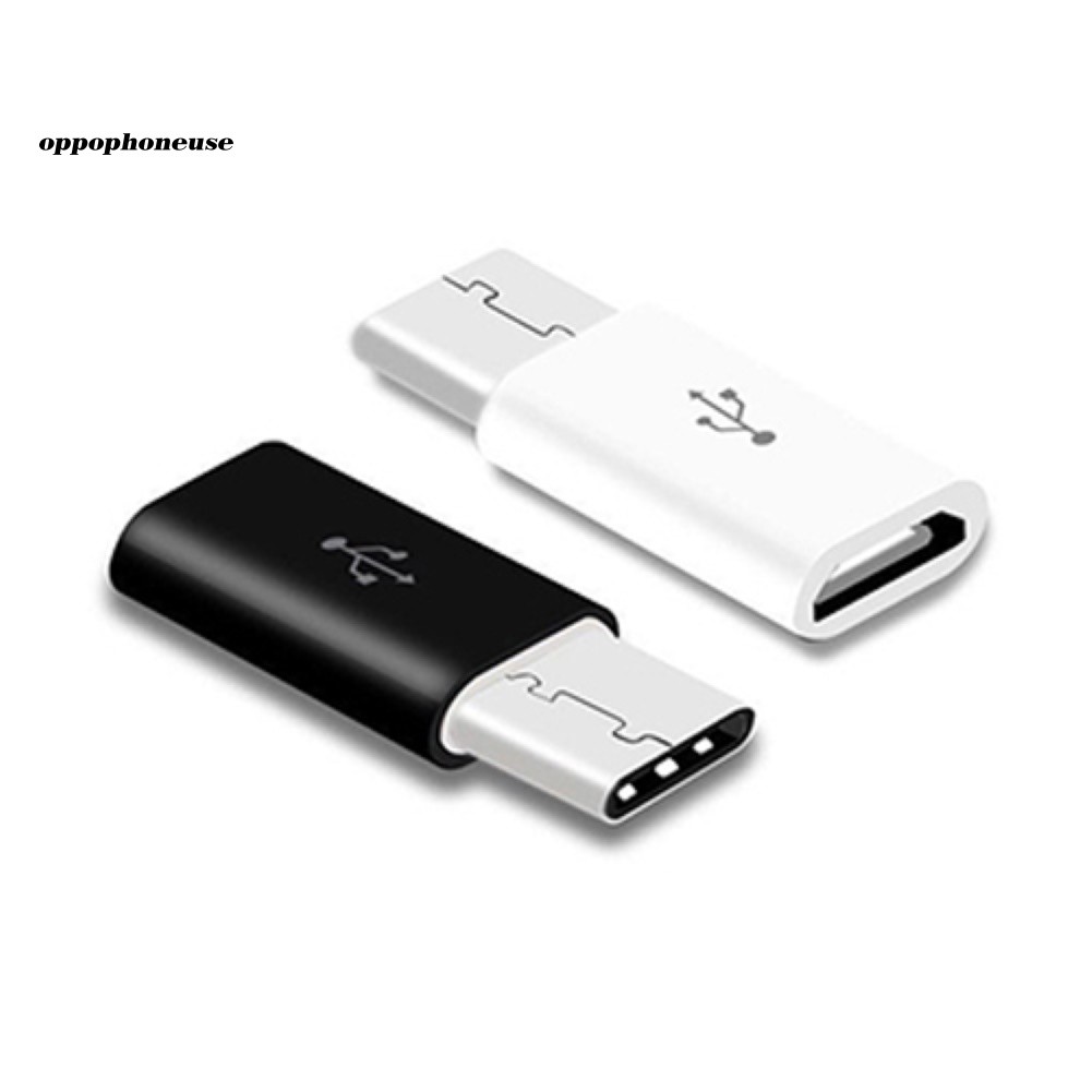 Bộ 2 Đầu Chuyển Đổi Micro Usb 2.0 5pin Sang Usb Type C 3.1