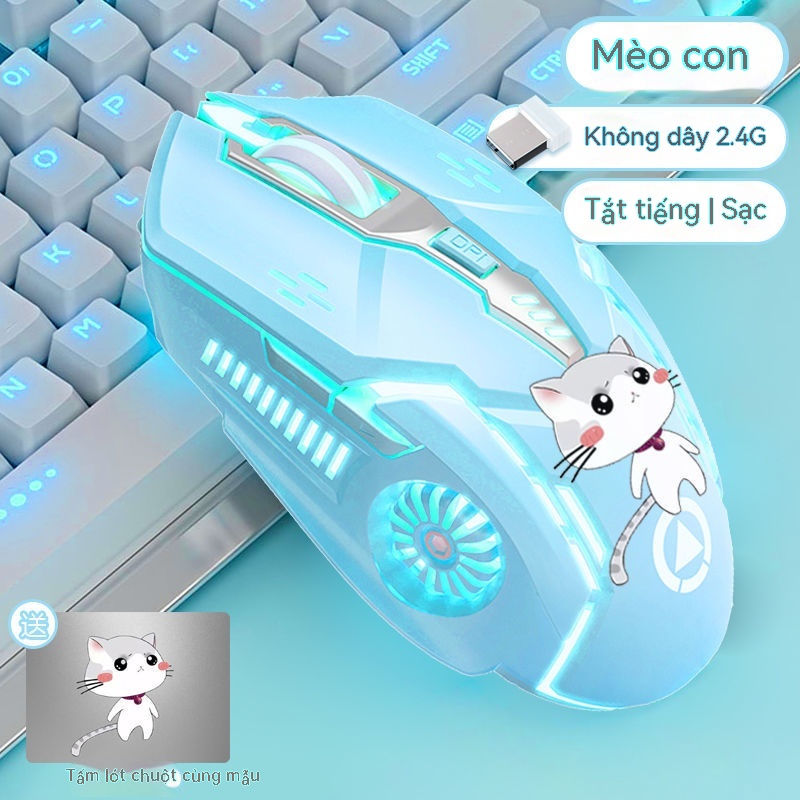 Chuột Không Dây Chơi Game Dễ Thương Có Thể Sạc Lại | BigBuy360 - bigbuy360.vn