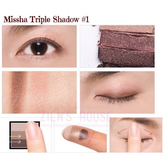 Phấn mắt 3 Màu Missha Triple Shadow ( có sẵn) | BigBuy360 - bigbuy360.vn