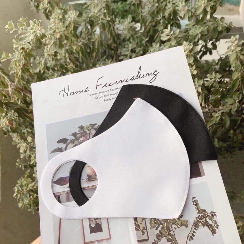 Khẩu trang vải Poly kháng nước 2 lớp