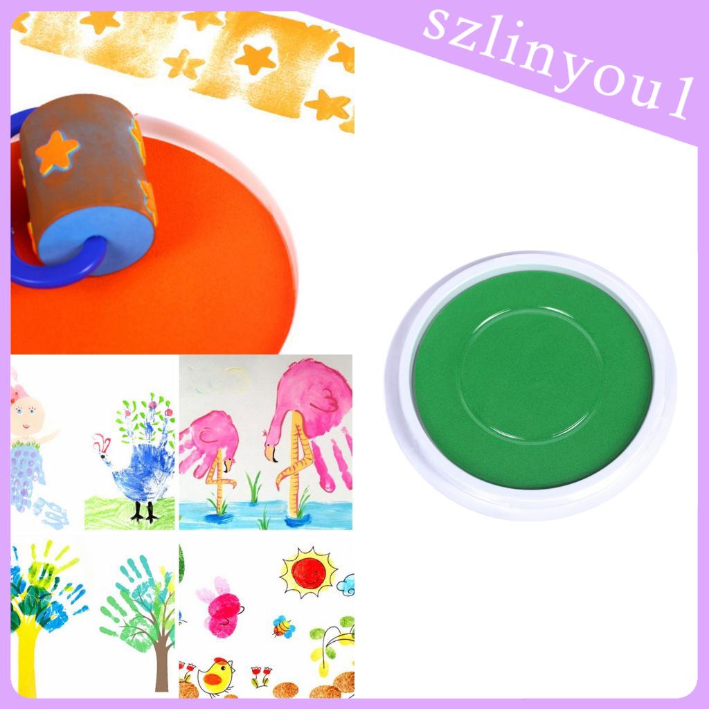 New Arrival Finger Graffiti Paint Pigment Kid Ink Pad Stamp Washable Crafts