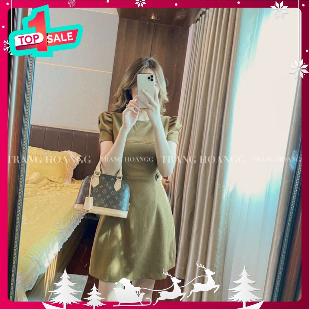 [BEST SELLER] Váy liền Tuytsi nhung FW20203