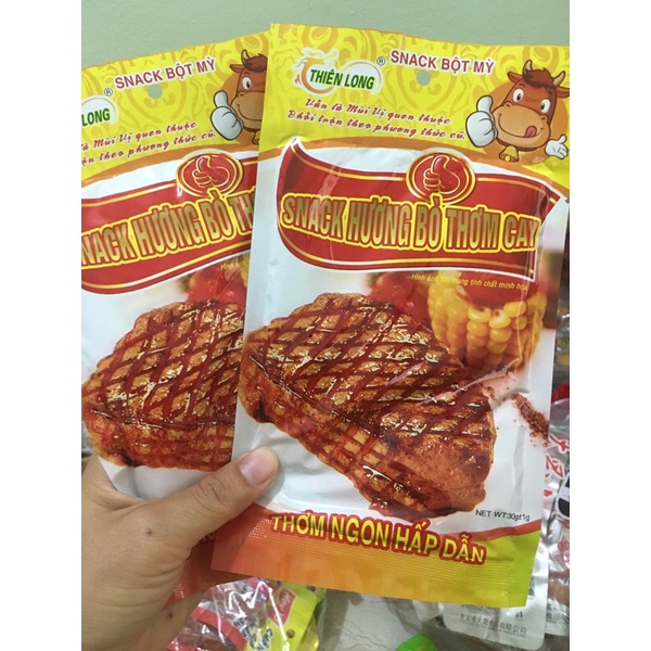 Snack hương bò thơm cay