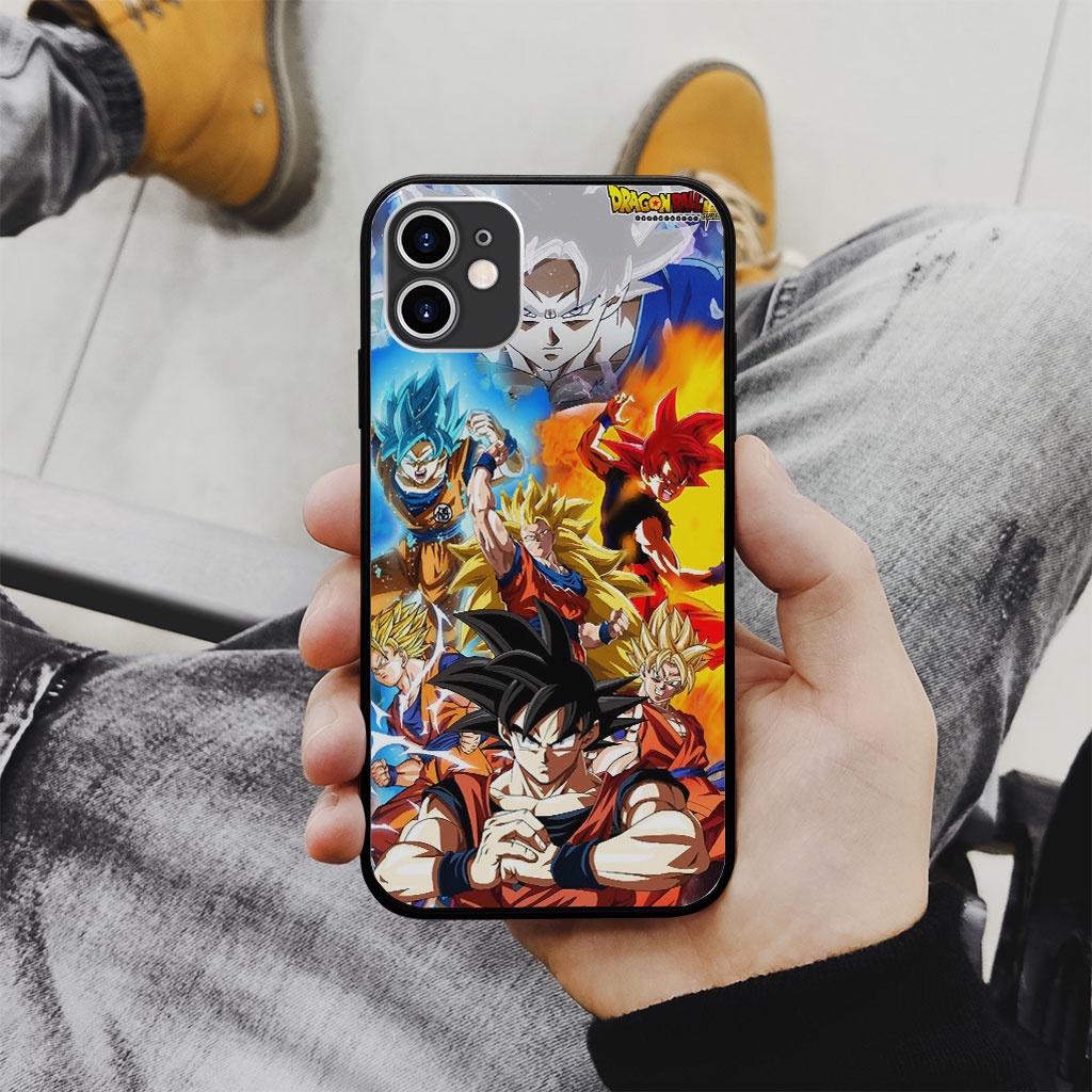 Ốp Lưng Dragon Ball Super  Goku sẵn sàng cho Iphone 5 6 7 8 Plus 11 12 Pro Max X Xr GOKPOD00151