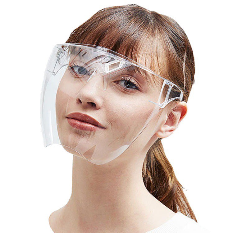 Kính chống giọt bắn, mặt nạ bảo hộ, tấm che mặt khẩu trang phòng dịch Face Shield, giúp chống giọt bắn full face