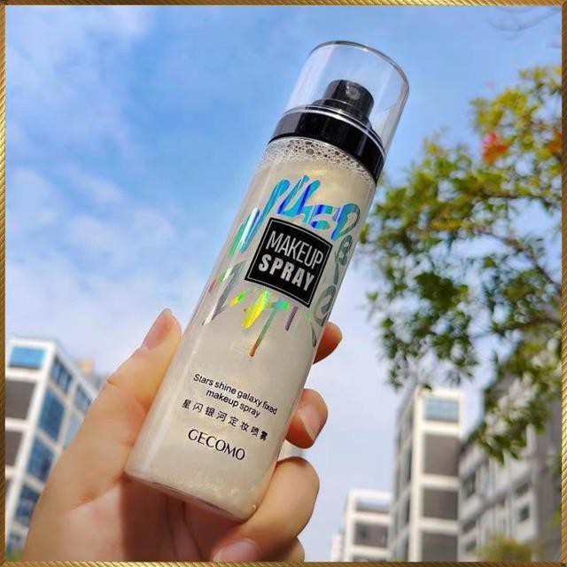 Xịt nhũ cố định lớp trang điểm Gecomo Star Shine Galaxy Spray bản dupe của Mac Fix+ Shimmer SX | BigBuy360 - bigbuy360.vn