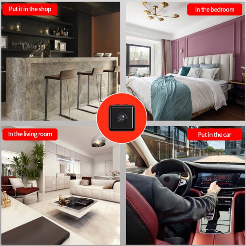 Camera An Ninh 1080P Kết Nối WiFi Không Dây Hỗ Trợ Tầm Nhìn Ban Đêm