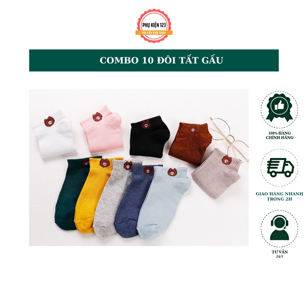 [HOT] COMBO 10 ĐÔI TẤT HOA CÚC/GẤU SIÊU HOT