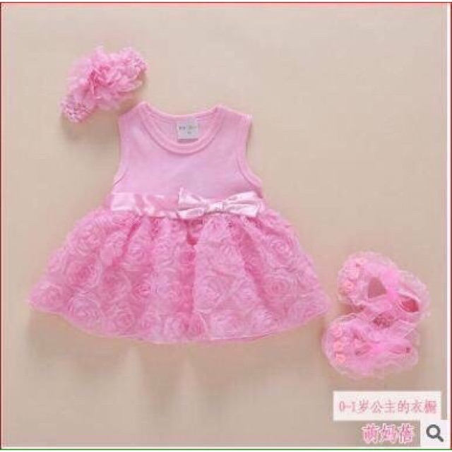Set đồ sơ sinh bé gái