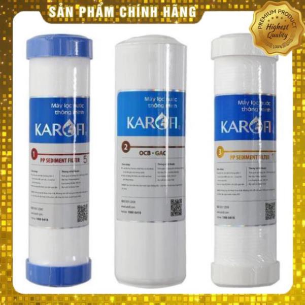 [Giá Hủy Diệt] Lõi Lọc THô 123 Karofi Chính Hãng. Lọc thô đầu nguồn Karofi