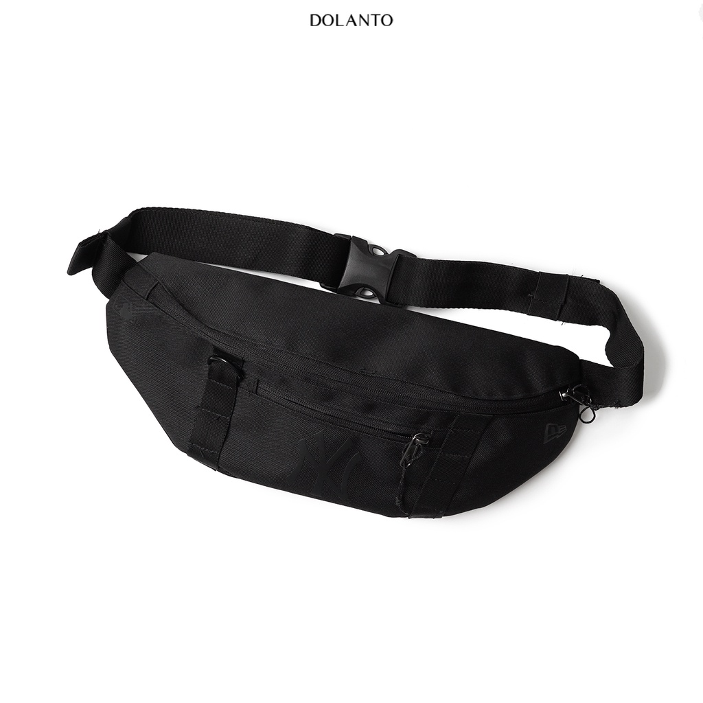 TÚI ĐEO CHÉO Đen NY BAG Mini Nhỏ Du Lịch Thời Trang Vải Canvas Cao Cấp Chống Thấm Nước Bao Tử Rẻ Tiện Nam Nữ DOLANTO