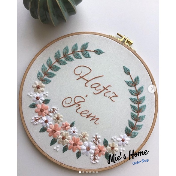 Diy bộ KIT kỉ niệm ngày cưới vintage thêu tay tự làm Quà Tặng ĐÁM CƯỚI / SINH NHẬT tình yêu handmade decor - Mie Home
