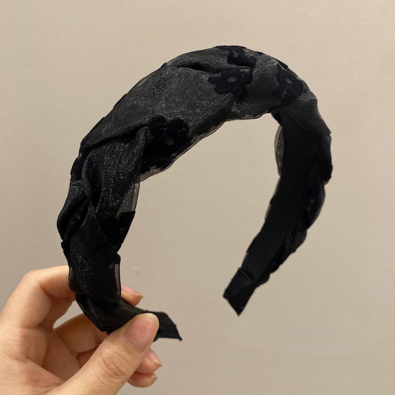 Băng Đô Dạng Bện Lưới Thời Trang Hàn Quốc