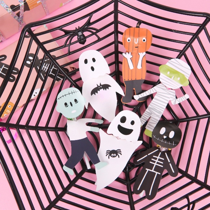 Set mô hình gắn que kẹo Halloween nhiều loại