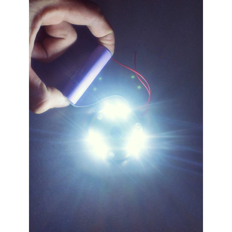 ĐÈN LED 6 BÓNG 3.7V SIÊU SÁNG