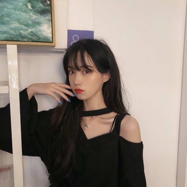 Áo Thun Khoét Vai Màu Trơn Phong Cách Hàn Quốc Thời Trang Mùa Hè Hàng Mới