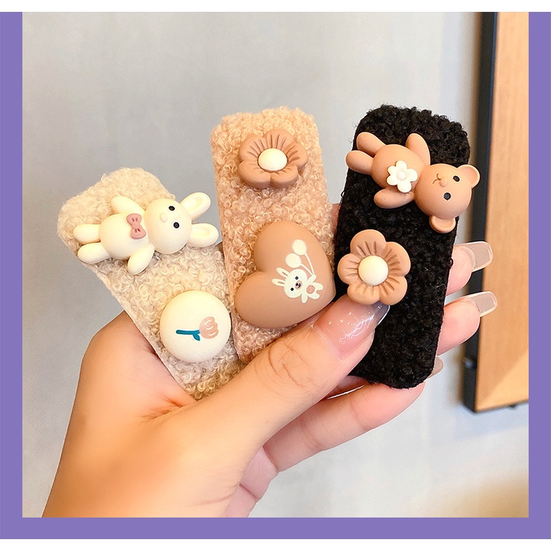 Kẹp tóc nữ Hàn Quốc cao cấp cute dễ thương MEOW STORE KT04