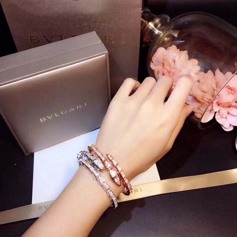 Vòng Tay Inox Hình Rắn Đính Kim Cương Giả Thời Trang Cho Cặp Đôi