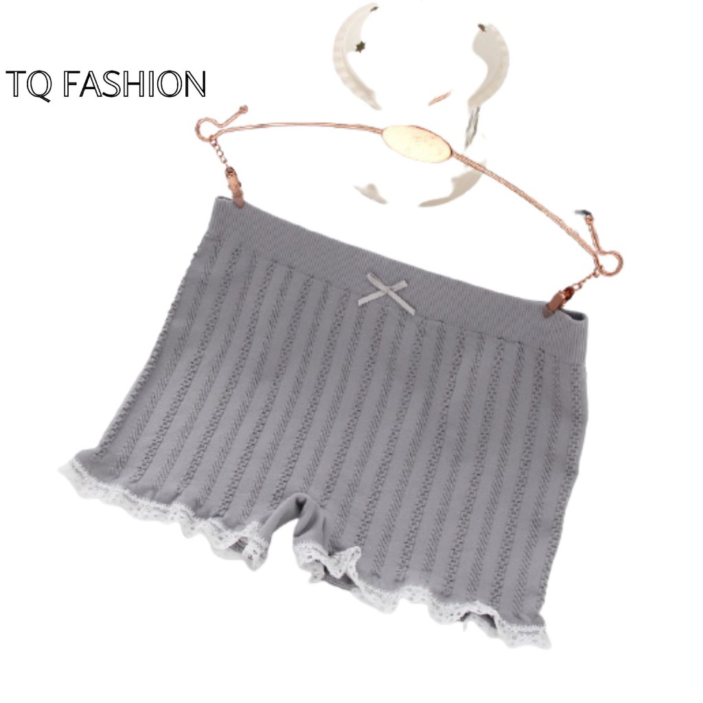Quần Mặc Trong Váy FREESHIP Quần Mặc Váy Ngắn Coton Dệt Gân Cao Cấp Q450TQ Fashion