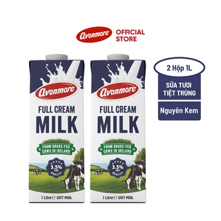 Sữa Tươi Tiệt Trùng Avonmore nguyên kem 1l - 2 hộp
