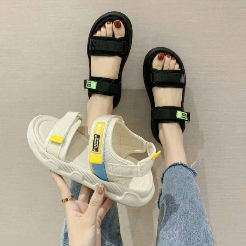 Sandal nữ ulzzang FIN học sinh giá rẻ 😍😍_FREESHIP_ KOBUTA89