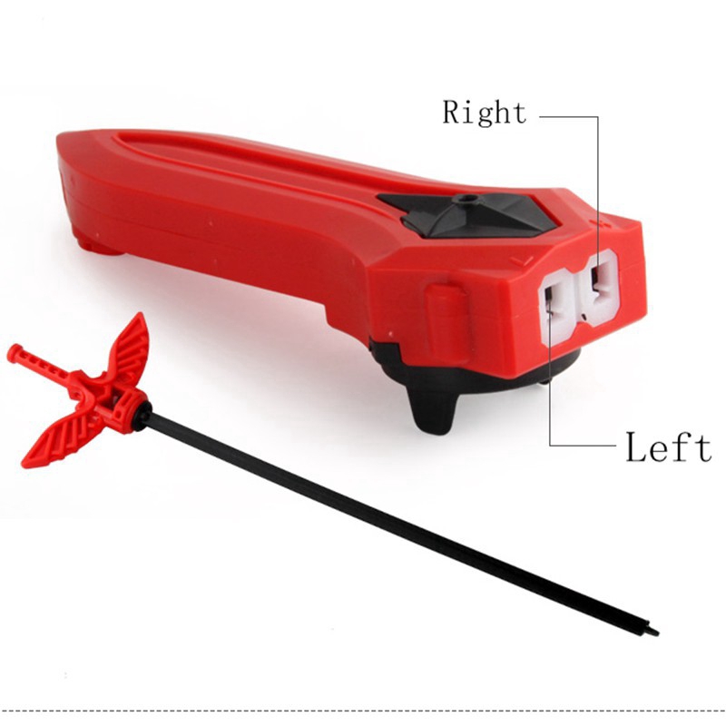 Eygool Store Đồ chơi máy phóng con quay Burst Beyblade hai hướng hình thanh kiếm bằng nhựa dành cho bé trai