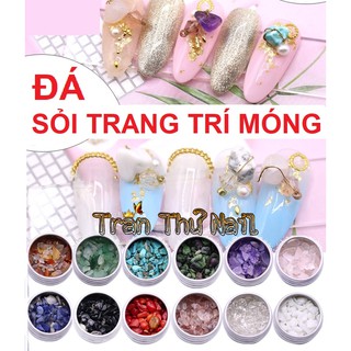 Set 12 hủ đá sỏi trang trí móng