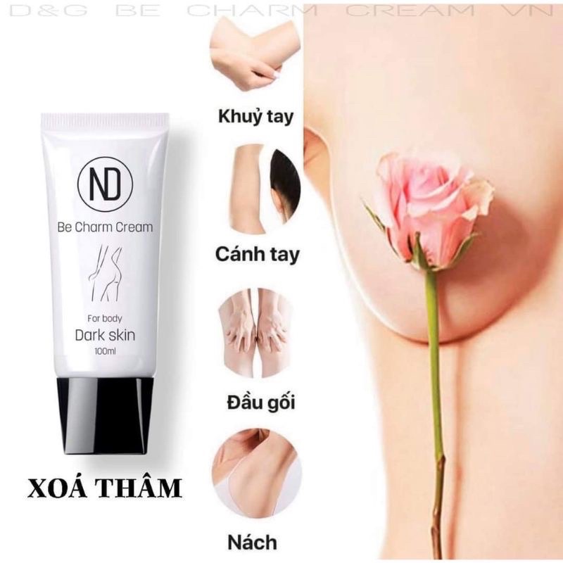 Kem khử thâm làm sáng da đa năng Nd be charm cream dark skin