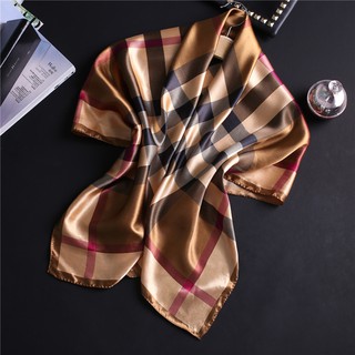 Khăn Lụa Vuông Chất Liệu Mềm Mịn Thời Trang Thanh Lịch Cho Nàng Mẫu Mới Nhất Thị Trường Size 90x90 cm