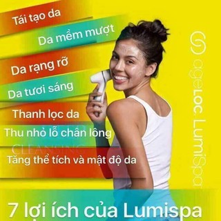 MÁY RỬA MẶT TÁI TẠO COLLAGEN LUMISPA