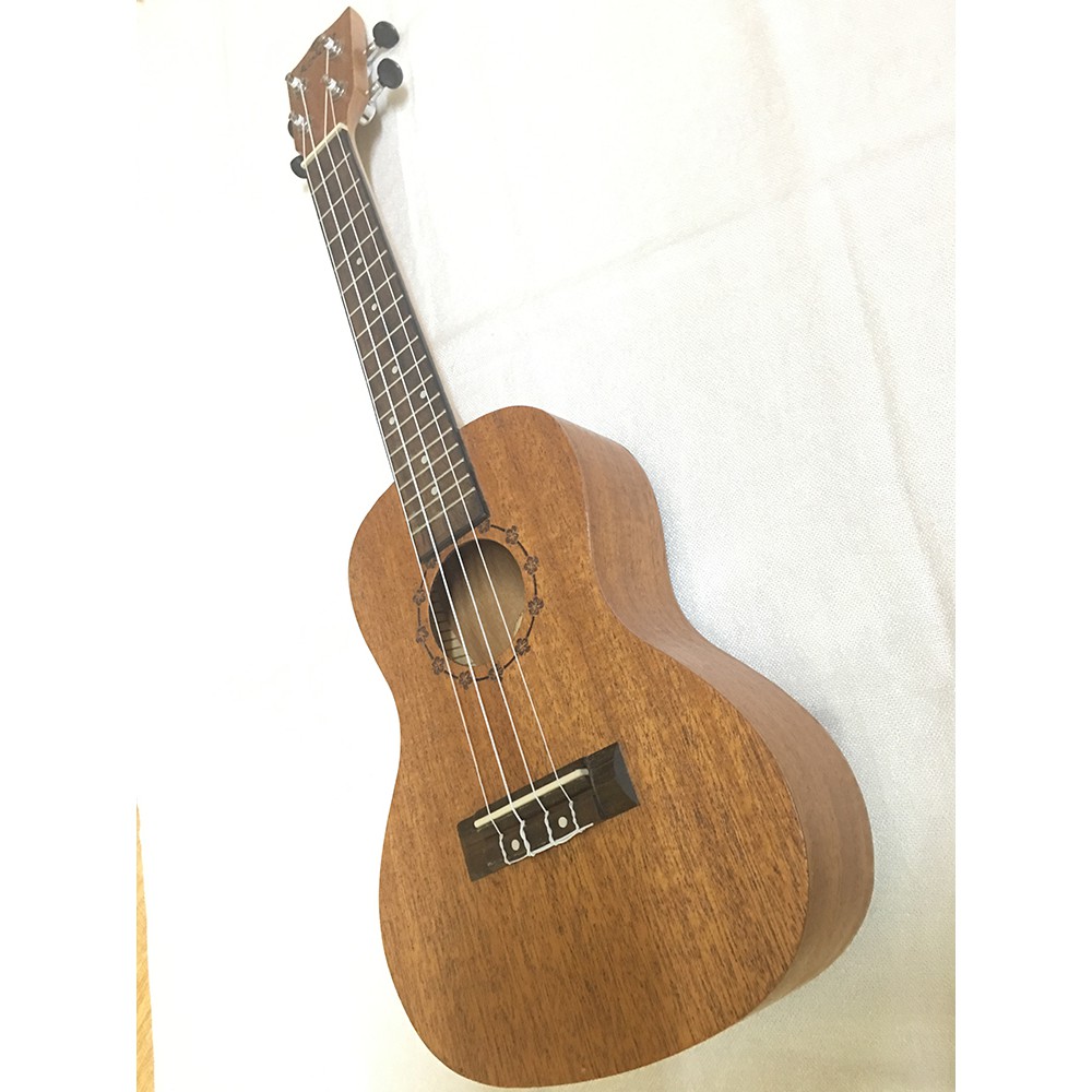 Đàn Ukulele Concert size 23 Gỗ Mahogany Kiko hoa mai tối- HÀNG CÓ SẴN