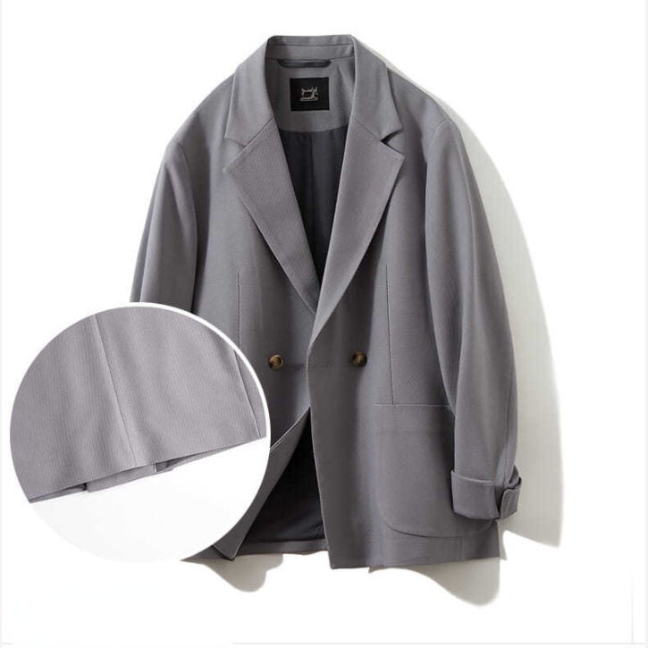 Set áo Blazer Nam Dáng Rộng Và Quần Tây, Set áo Khoác Vest Nam Nam,áo Khoác Nam Dài Tay 2 Lớp Thời Trang Cao Cấp
