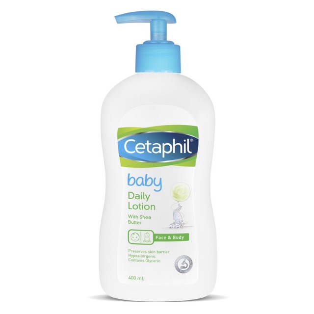 Sữa dưỡng ẩm da hằng ngày / dưỡng thể cho bé Cetaphil Daily Lotion (Face &amp; Body) - Chai 400ml