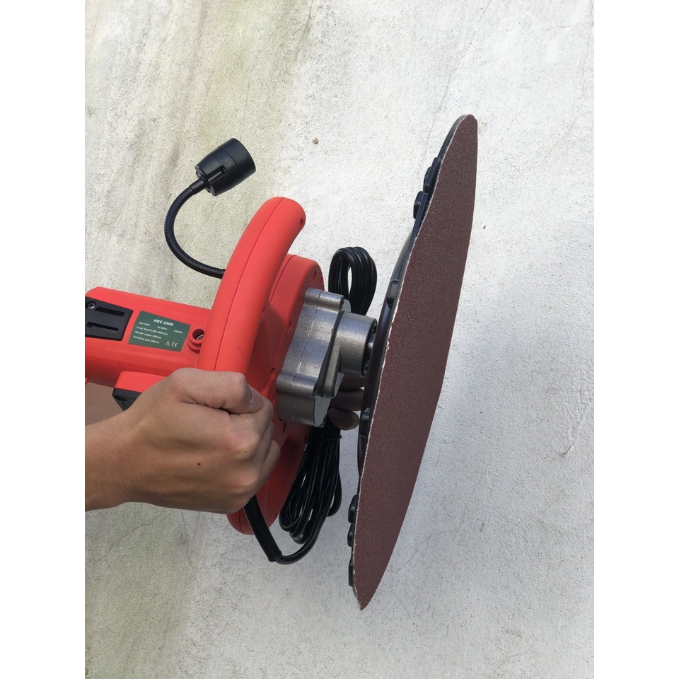 Máy xoa vữa chát tường 2 tay câm HIKORA-Công suất 2500w tặng kèm gậy khuấy sơn