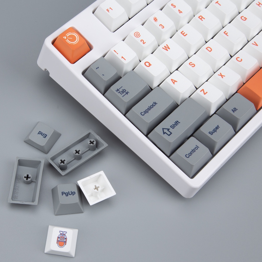 PBT keycap Cherry Profile 139 Phím Đặt Thuốc nhuộm Thăng hoa 61/87/104/108 Phím ANSI Layout Keycap cho Bàn phím chơi game Cơ Cherry MX Switch Gateron Kailh