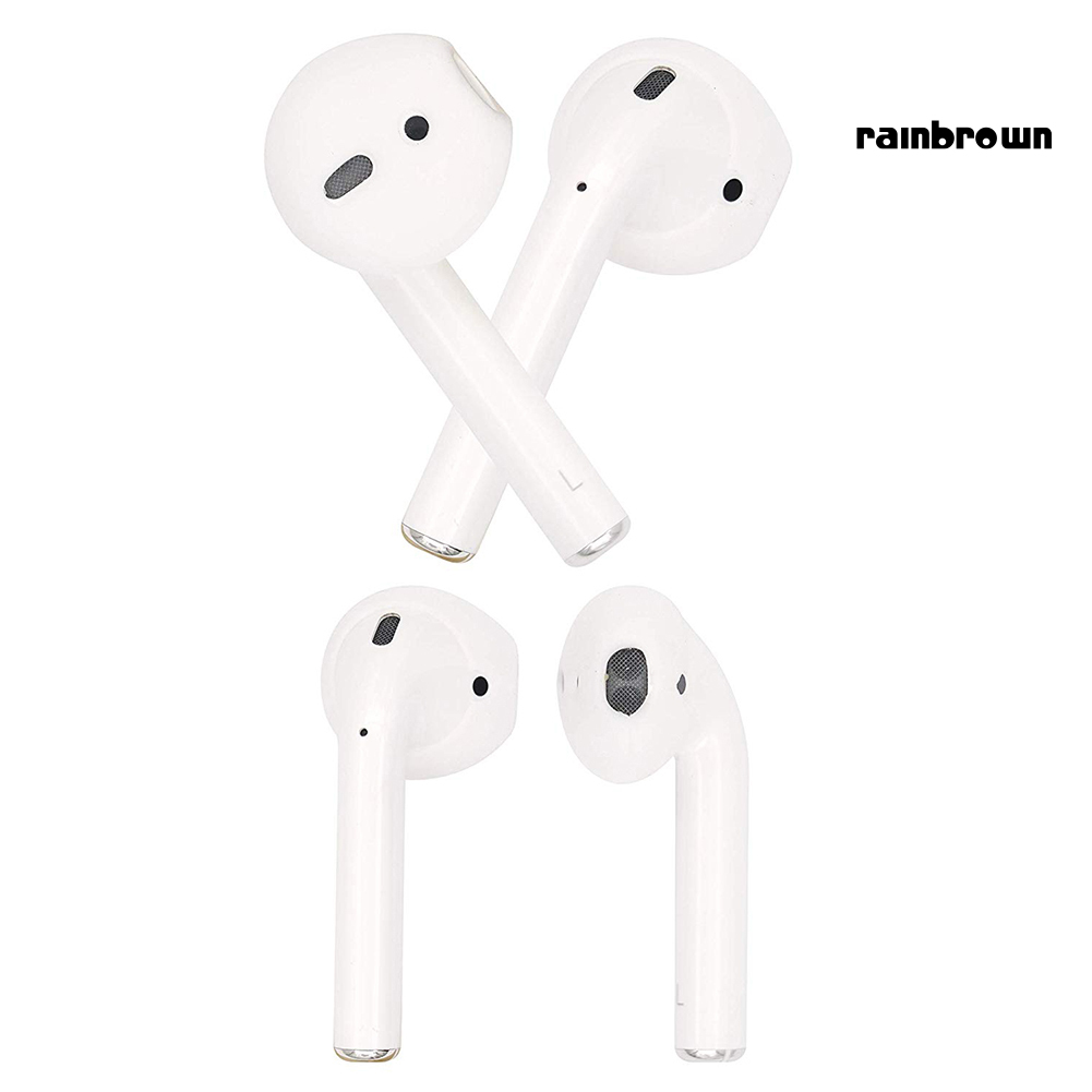 Set 2 Cặp Nút Silicon Siêu Mỏng Bảo Vệ Tai Nghe Airpods