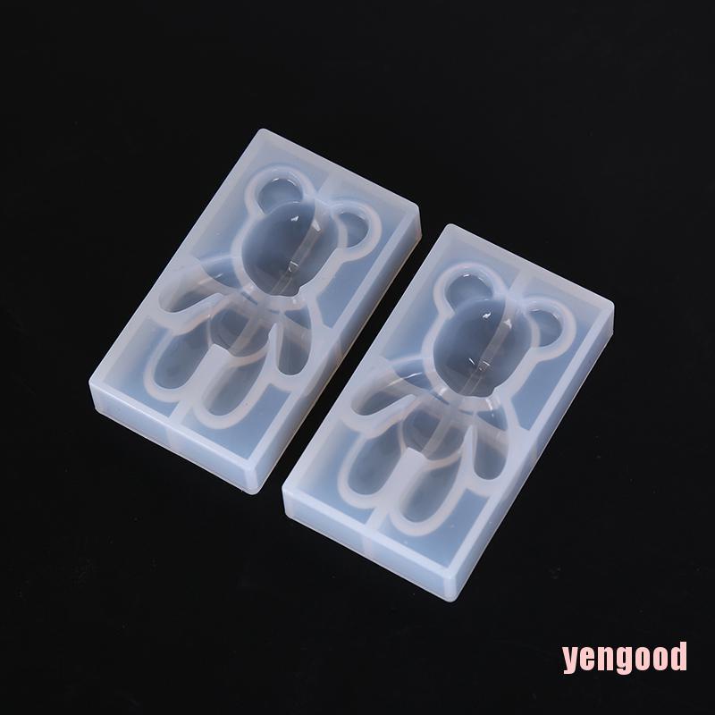 Khuôn Làm Bánh Chất Liệu Silicone Tự Làm Hình Gấu Dễ Thương