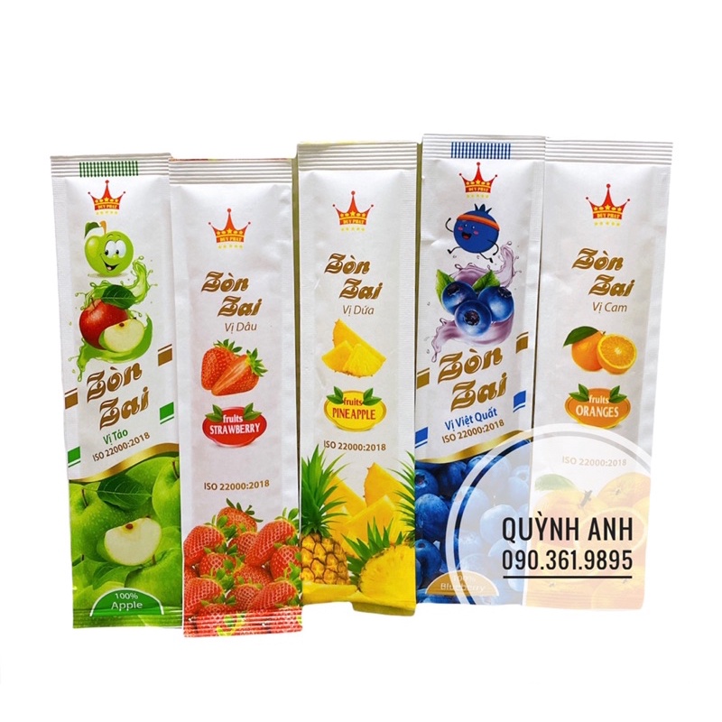 KẸO THẠCH ZÒN ZAI gói 700gr (22 cây)