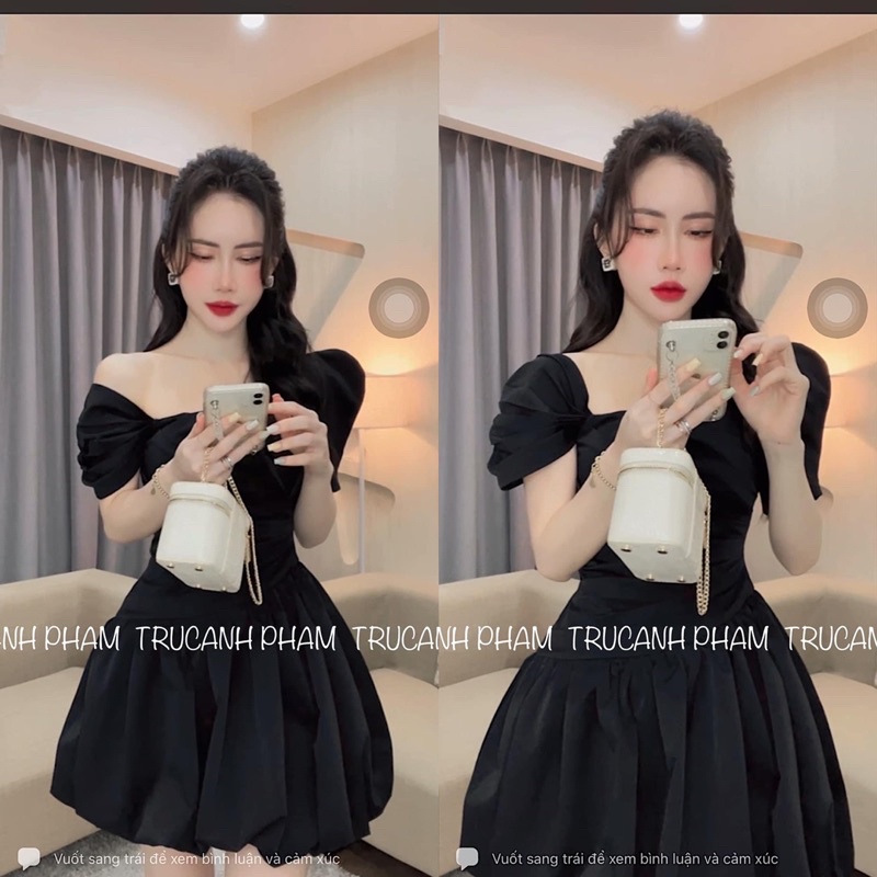 Váy tacta xếp ly chân rúm sang chảnh 👏
