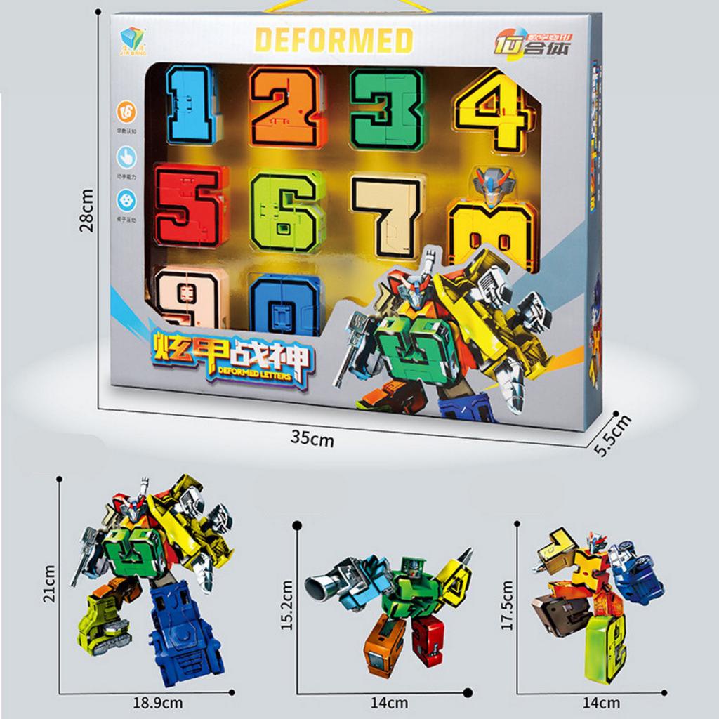 Đồ chơi xếp chữ cho bé bộ xếp chữ robots đồ chơi giáo dục cho bé trai và bé gái