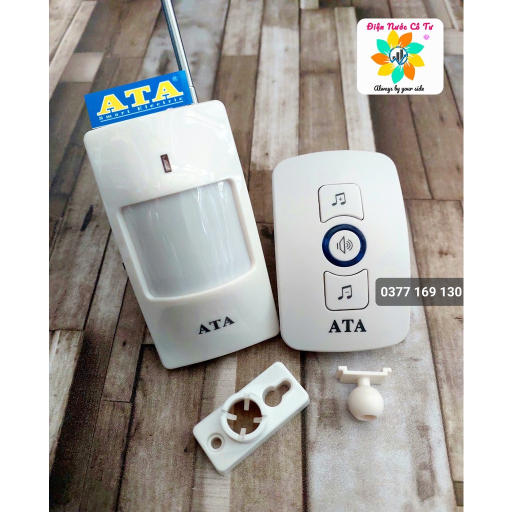 CHUÔNG BÁO KHÁCH BÁO TRỘM KHÔNG DÂY ATA AT-338