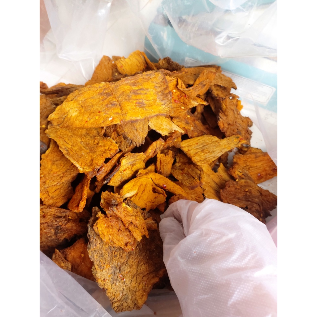 #500GR KHÔ BÒ GIÒN VỤN LỚN GIÒN CAY ĐẶC BIỆT